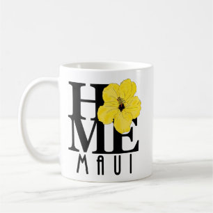 HOME Maui Gult Hibiscus 11oz Kaffemugg