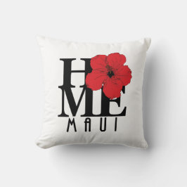 HOME Maui Red Hibiscus Kudde