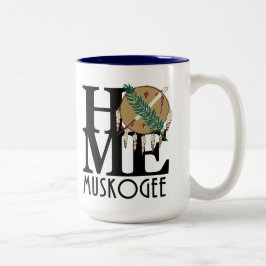 HOME Muskogee OK 15 oz Två-Tonad Mugg