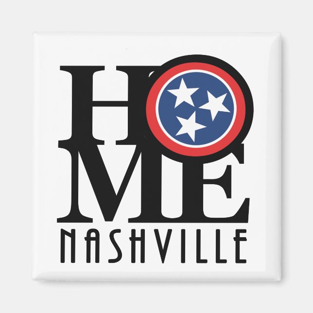 HOME Nashville Tennessee Magnet (Framsidan)