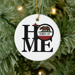 HOME Nevada City California Julgransprydnad Keramik