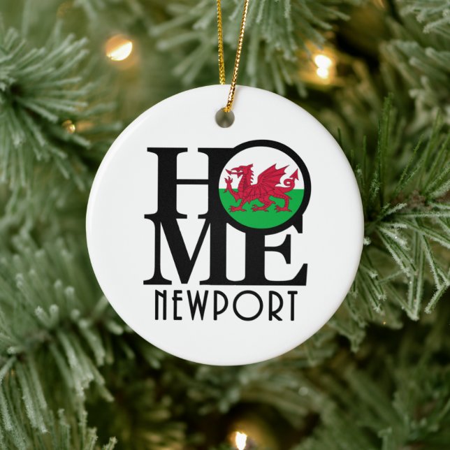 HOME Newport Wales Julgransprydnad Keramik (Träd)