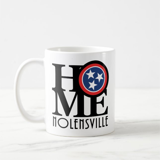 HOME Nolensville TN 11oz Kaffemugg (Vänster)