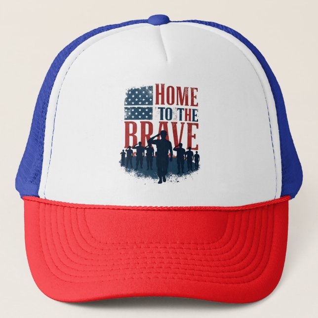 Home of the Brave Salute Tee Keps (Framsida)
