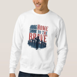 Home of the Brave Salute Tee Lång Ärmad Tröja