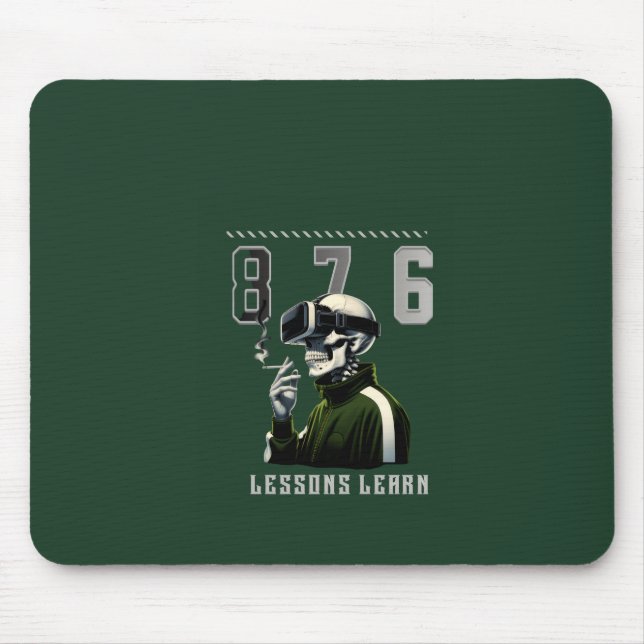 Home/Office 876 LESSONS LEARN Mousepad Musmatta (Framsidan)