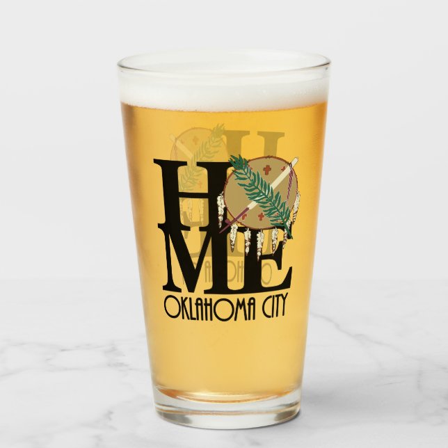 HOME Oklahoma City Glaskopp (Framsida fylld)