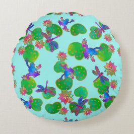 Home on the Water Winter Rund Kudde