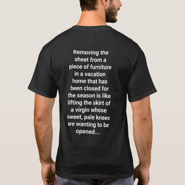 Home-Opening for the Season Hankamer Artjunkhaus  T Shirt (Baksida)