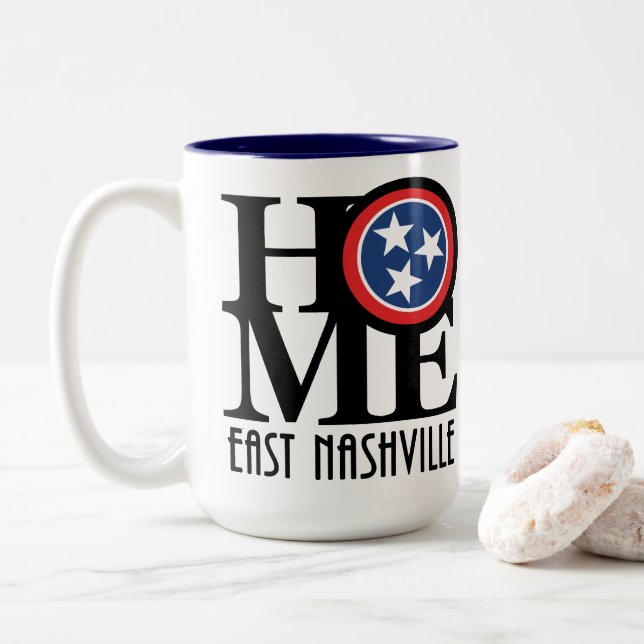HOME Öster Nashville 15 oz Två-Tonad Mugg (Med munk)