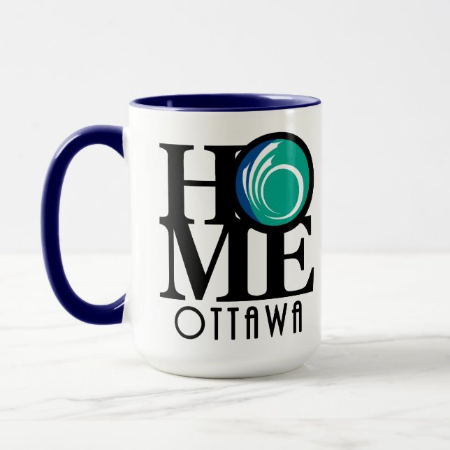 HOME Ottawa 15oz (flagga) Mugg (Vänster)