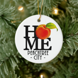 HOME Peachtree City Julgransprydnad Keramik