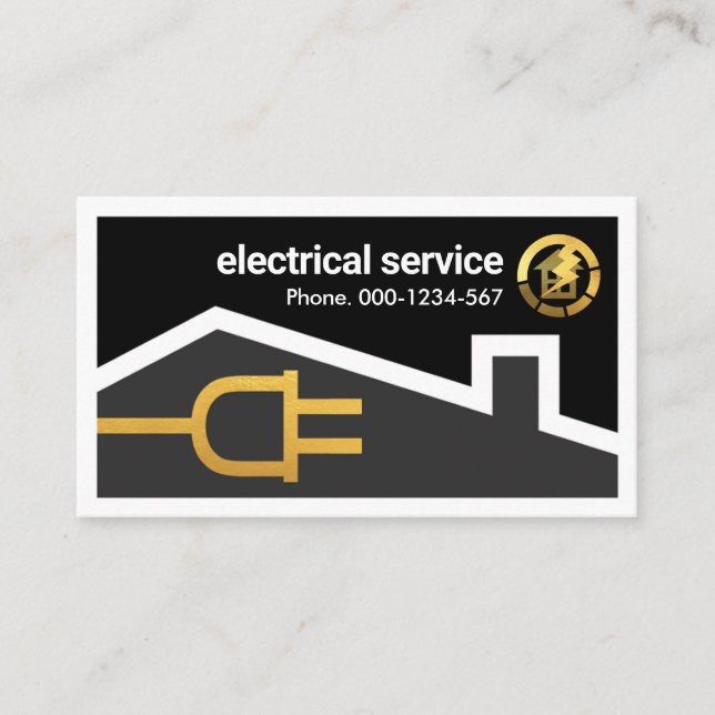 Home Ram med Plug-funktion Visitkort (Framsida)