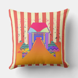 Home Red Rand Kudde