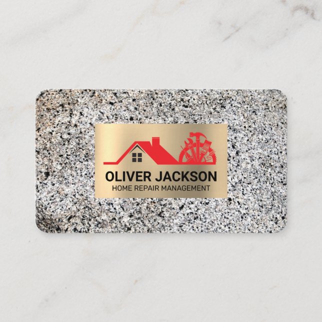 Home Repair | General Contractor | Marble Visitkort (Framsida)