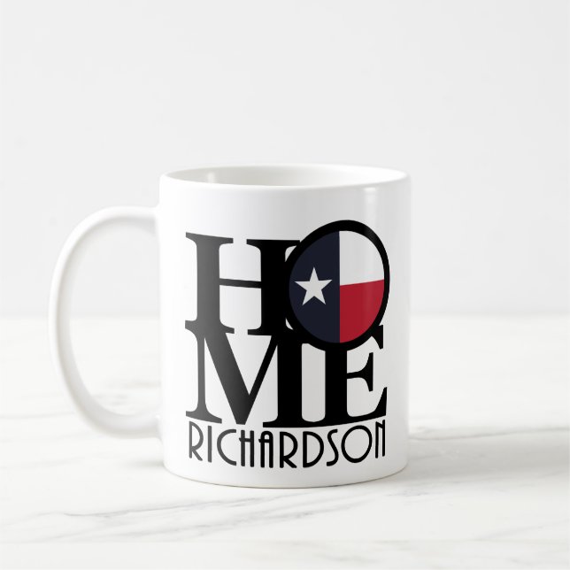HOME Richardson Texas 11oz Kaffemugg (Vänster)
