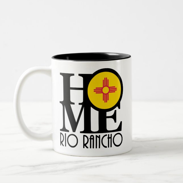 HOME Rio Rancho New mexico 11oz Två-Tonad Mugg (Vänster)