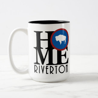 HOME Riverton Wyoming 15oz Två-Tonad Mugg