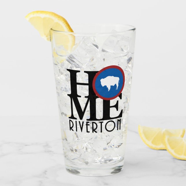 HOME Riverton Wyoming Glaskopp (Framsida Ice)