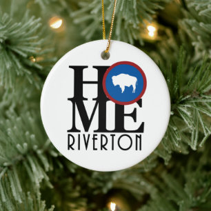 HOME Riverton Wyoming Julgransprydnad Keramik