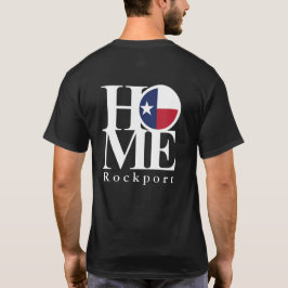HOME Rockport Texas Black Tee