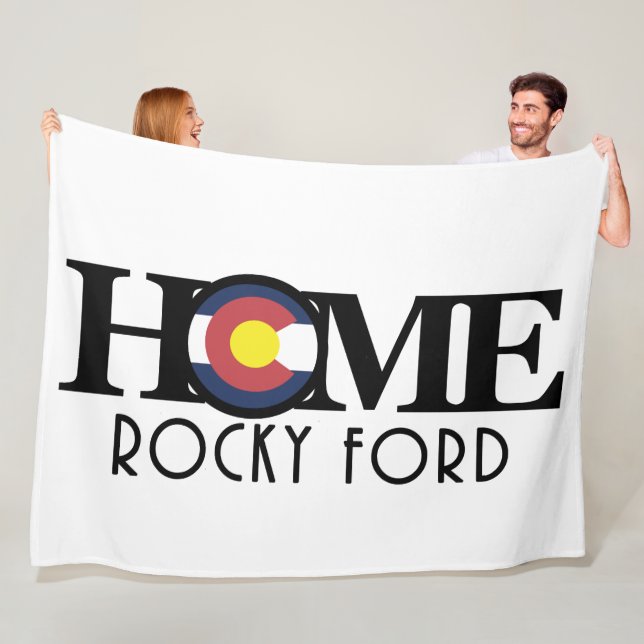 HOME Rocky Ford Colorado Fleecefilt (På plats)