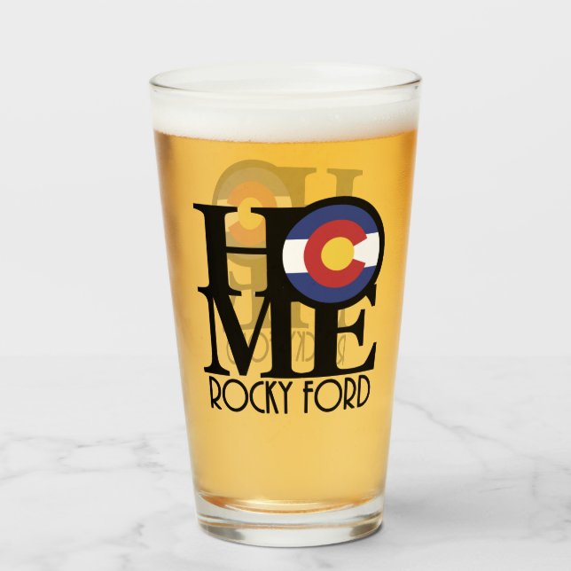 HOME Rocky Ford Colorado Glaskopp (Baksida fylld)