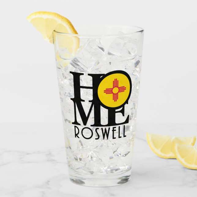 HOME Roswell NM Glaskopp (Framsida Ice)