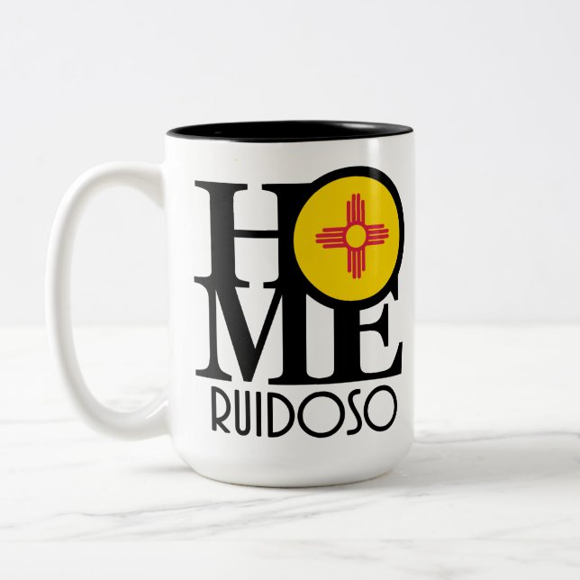 HOME Ruidoso, NM 15oz Två-Tonad Mugg (Vänster)
