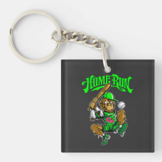 Home Run Monkey Baseball blir Hemlöpningsapa Baseb
