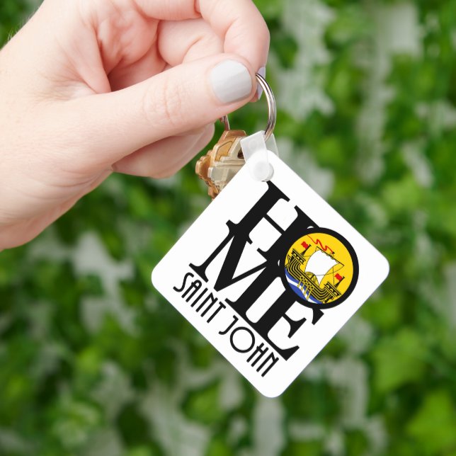 HOME Saint John New Brunswick Kanada Nyckelring (Hand)