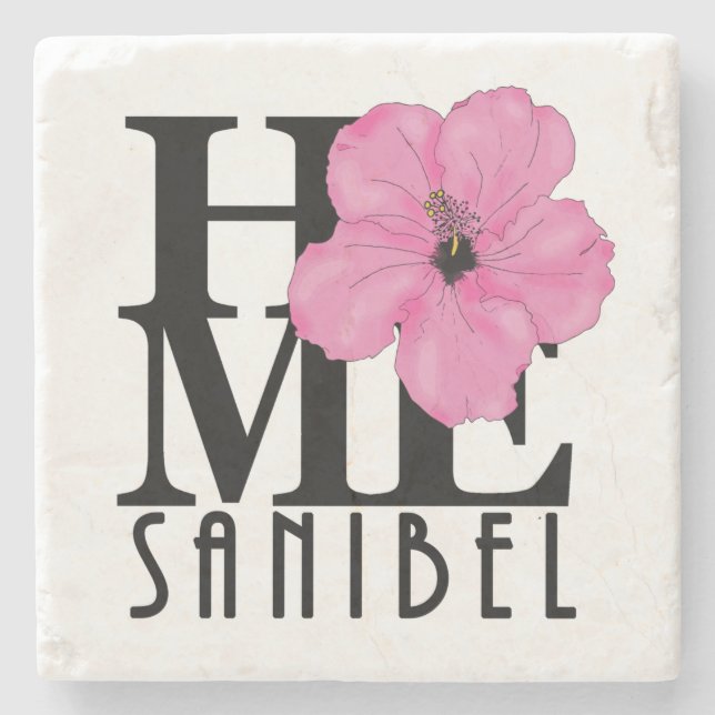 HOME Sanibel Rosa Stenunderlägg (Framsidan)