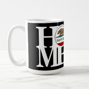HOME Santa Cruz 15 oz Black Kaffemugg