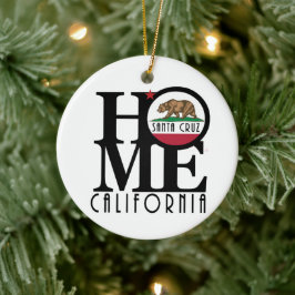 HOME Santa Cruz California Julgransprydnad Keramik