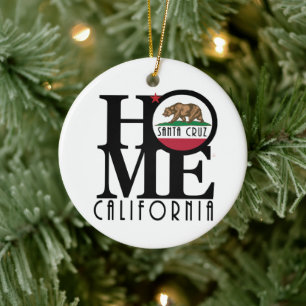 HOME Santa Cruz California Julgransprydnad Keramik