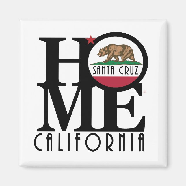 HOME Santa Cruz California Magnet (Framsidan)