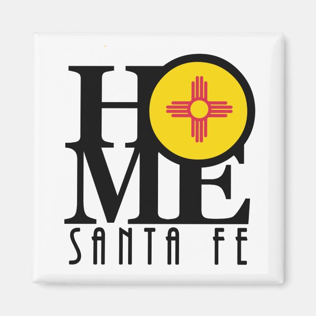 HOME Santa Fe New mexico Magnet (Framsidan)