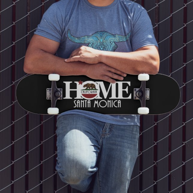 HOME Santa Monica California Mini Skateboard Bräda 18,5 Cm (Utomhus 3)