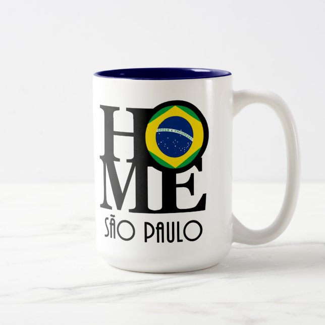 HOME São Paulo 15oz Två-Tonad Mugg (Höger)