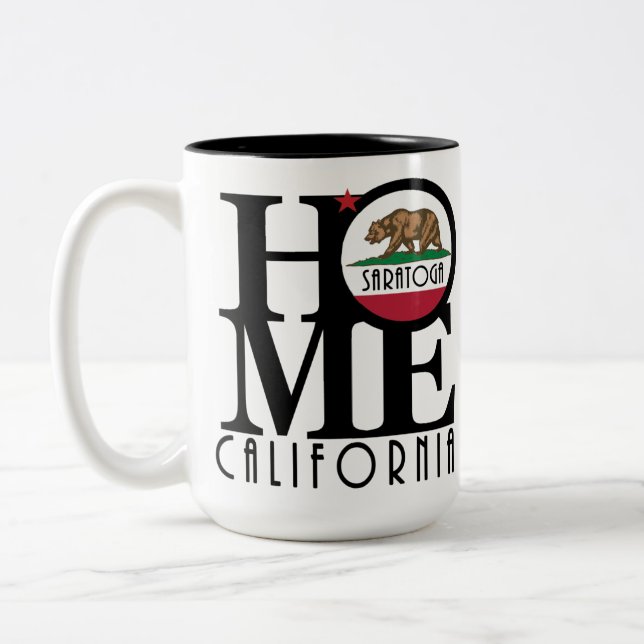 HOME Saratoga California 15oz Två-Tonad Mugg (Vänster)
