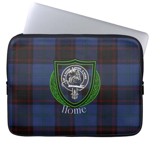 Home Scottish Clan Tartan and Crest  Laptop Fodral (Framsidan)