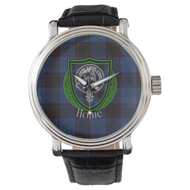 Home Scottish Clan Tartan & Crest Armbandsur (Framsida)