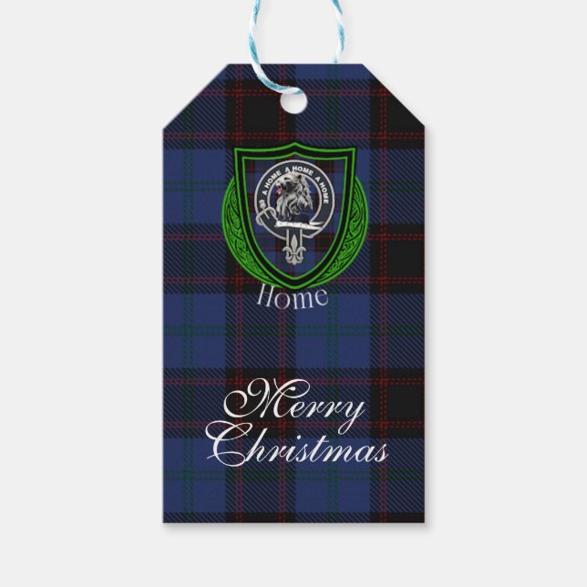 Home Scottish Clan Tartan & Crest Presentetikett (Framsidan)
