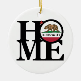 HOME Scotts Valley CA Julgransprydnad Keramik