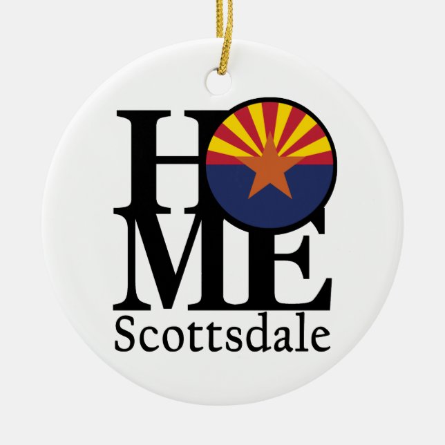HOME Scottsdale AZ Julgransprydnad Keramik (Framsidan)