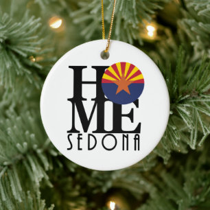 HOME Sedona Arizona Julgransprydnad Keramik