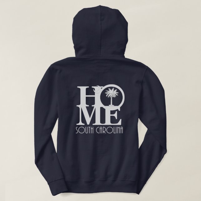 HOME SOUTH Carolina (Baksida) Hoodie (Design baksida)