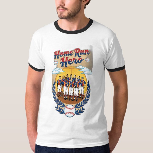 Home Springa Hero. T Shirt (Framsida)