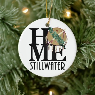 HOME Stillwater Oklahoma Julgransprydnad Keramik