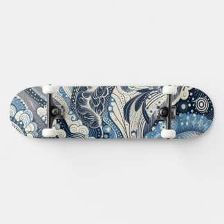 Home Studio Indigo Bloom Mini Skateboard Bräda 18,5 Cm
